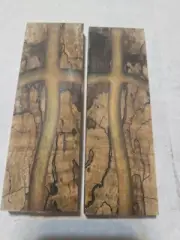 Stabilized Spalted Maple And Epoxy Knife Scales, #166