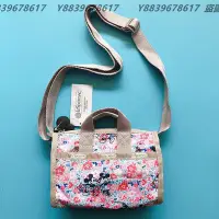 在飛比找Yahoo!奇摩拍賣優惠-LeSportsac x Disney 粉色米奇米妮 327