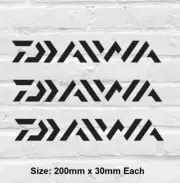 DAIWA Boat Sticker Decal Marine Vnyl Fishing Boat Tackle Box Fridge Dinghy