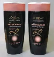 2 L'Oreal Smooth Intense Polishing Shampoo 25.4 oz. each