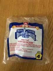 VINTAGE 1995 MCDONALDS MIGHTY MORPHIN POWER RANGERS HAPPY MEAL TOY #4 NEW SEALED