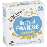 The Happy Snack Company Roasted Fava Beans Lightly Salted 6 pack