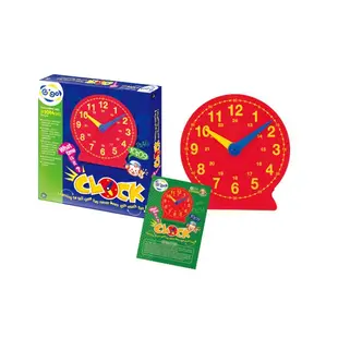 教具系列-時鐘(背面有磁鐵+腳架)#1014MS 智高積木 GIGO 科學玩具