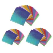 50 Pieces Glitter Handmade Papers Shiny Decorative Craft