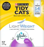 Low Dust, Multi Cat, Clumping Cat Litter, Lightweight Glade Cle