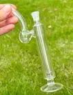 NEW 6.7" Clear Glass Hookah Bong Pyrex Test Tube Smoking Water Pipe Shisha Bowl