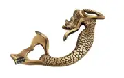 New Brass Bottle Bar Soft Drink Beer Soda Can Opener Mermaid Shape