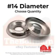 #14 18-8 Stainless Steel Countersunk Finishing Washers (Pick Quantity)