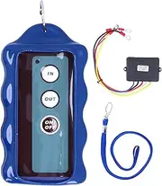 12 V 434 MHz Winch Remote Control Wireless Hand Controlled Winch Switch Control Station, Winch Manual Switch Remote Control Kits Winch Hand Switch Replacement for ATV SUV Truck, Easy Installation