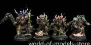 Warhammer 40K Lord Felthius And The Tainted Cohort Death Guard pro painted Games