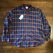 Ben Sherman Plaid Shirt 3XL Regular Mod Fit