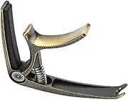 Kisangel Guitar Clip Capo Portable Metal Tone Clamp for Acoustic and Electric Guitars Durable Spring Design Exquisite Appearance for Musicians