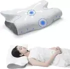 Gadivon Contoured Support Memory Foam Pillow, Cervical Neck Pillows for Neck