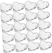 FRCOLOR 20pcs Glass Nail Color Display Cards for Manicure Practice Nail Art Supplies Nail Polish Color Display Sample Manicure Color Boards