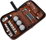 Happyyami 1set Multi-Function Golf Accessories Kit Storage Bag Compact Golf Tools for Easy Carrying and Organization for Outdoor Sports and All Weather Conditions