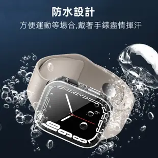 防水錶殼 iPhone iwatch 保護殼 apple watch 錶帶4 5 6 7 8 SE 防水保護殼 錶帶