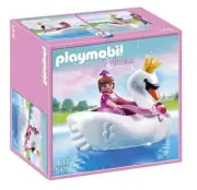 New Playmobil Pink Princess With Swan Boat Play Set #5476