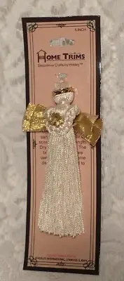 Tasseled Angel Ivory Gold Hosely Inc Fringed Angelic Anytime Decoration tblmw1