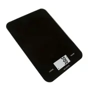 Acurite Large Slim Line Glass Digital Kitchen Food Measure Scale 1g/8kg Black