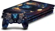 Official Jonas JoJoesArt Jdicke Dreamcatcher Wolf Art Mix Vinyl Sticker Gaming Skin Decal Cover Compatible with Sony PlayStation 4 PS4 Pro Console and DualShock 4 Controller