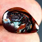 4.46 ct Fancy Cabochon (16 x 11 mm) Multi Color Australian Koroit Boulder Opal