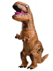 Rubies Jurassic World T-Rex Inflatable Dress Up Dinosaur Party Costume Size Teen