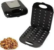 Electric Walnut Cake Maker, Automatic Mini Nut Waffle Bread Machine Sandwich Iron,Toaster Baking Breakfast Pan Oven