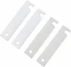 4PCS WE3M51 WE3M52 Clothes Dryer Teflon and Nylon Drum Bearing Slide...