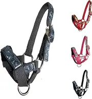 Tahoe Tack Nylon Overlay Alpaca Halter with Padded Noseband - 6 Month Warranty