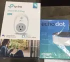 Brand New Amazon Echo Dot Still Sealed With TP - LINK Smart Wi-Fi Plug HS 100