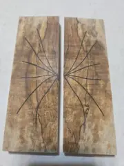 Stabilized Spalted Maple And Epoxy Knife Scales, #157