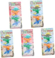 1Set Cartoon Dinosaur Erasers for Fun Stationery Present Kit for Boys and Learning Supplies for School and Art Activities