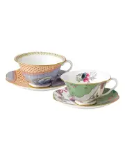 [Wedgwood] Butterfly Bloom Teacup & Saucer Set of 2