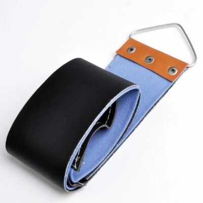 1x Canvas Faux Leather Sharpening Strop for Shaving Razor Barber Strap Tool Chic