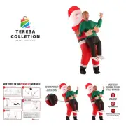 Morph Inflatable Santa Costume Adult, Santa Claus Inflatable Costume, Blow Up...