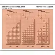 Craftaid Plastic Geometric Grid Template 76600-00 by Tandy Leather