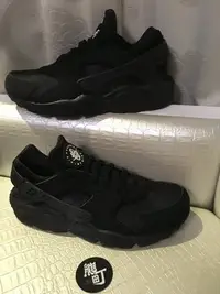 在飛比找Yahoo!奇摩拍賣優惠-全新ＵＳ.9 NIKE AIR HUARACHE 全黑 黑武