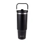 Oasis Stainless Steel Voyager Tumbler with Handle 900ml - Black
