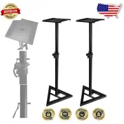 Premium Alloy Steel Monitor Stands - Adjustable Height with Levelling Features