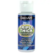 DecoArt Triple Thick Brilliant Brush-On Gloss Glaze-2oz