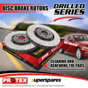 Pair Front Protex Disc Brake Rotors for Mercedes Benz A200 A250 W176 B200 W246