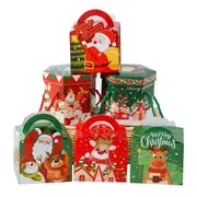 50pcs Christmas Rope Apple Candy Packing Box Biscuit Gift Baking