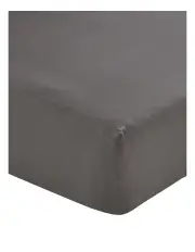 [Linen House] Remo Fitted Sheet in Charcoal