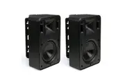 2pc Klipsch CP-6 Compact Indoor Outdoor Cabinet Speaker Audio Entertainment BLK