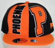 NEW! FLAT BILL SNAPBACK BALL US PHOENIX ARIZONA CAP HAT ORANGE BLACK