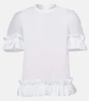 [Noir Kei Ninomiya] Noir Kei Ninomiya Sheer tulle top AU 12 white