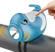 Electric Cycling Horn Light, Bright Bike Light | Led Cute Whale Bike Lamp 110dB Horn - High Brightness Flashlight, Night Riding Safety Tool, Cycling Accessories for Commuting, Safety