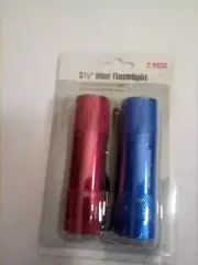 NEW 2 3-1/2 in. LED Mini Rechargeable Bright Pocket Flashlight FREE SHIPPING