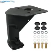 12" Fifth Wheel Camper RV Trailer Adapter Hitch to Gooseneck Ball Iron Black