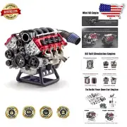 Educational V8 Engine Model Kit - Build & Explore Internal Combustion Dynamics